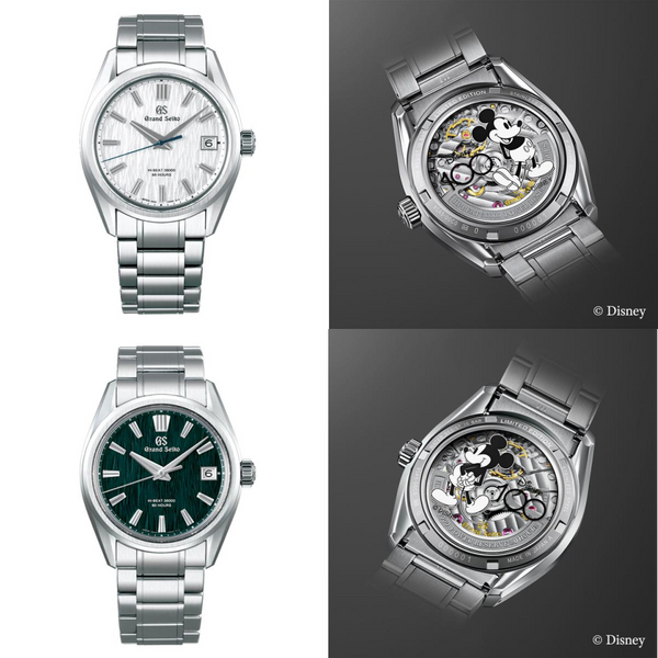 Grand Seiko x Disney 100th Anniversary Limited Edition Models: White Birch SLGH023 & Green Birch SLGH025