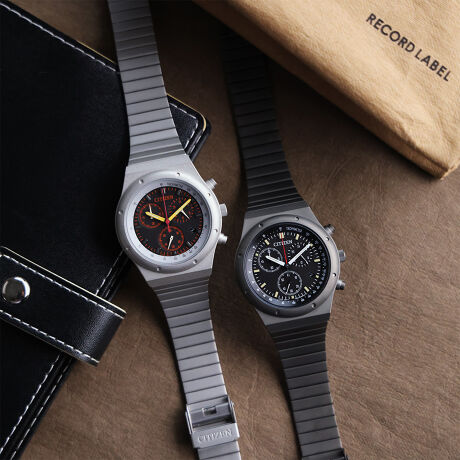 Citizen Retro Multifunctional analog quartz chronograph "Sporte MS" released in 1984 is now reissued, including a limited edition Move limited AT2557-54G and Matt Black Limited Edition AT2558-51E