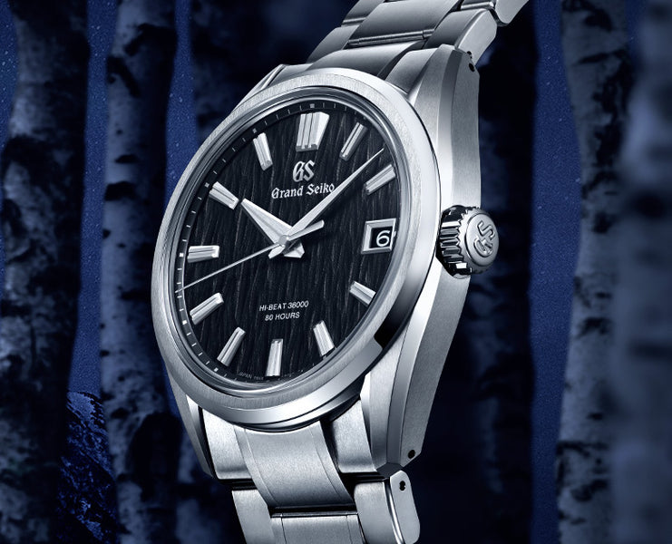 Grand Seiko’s Award-Winning Birch Dial Goes from Day to Night: Introducing Grand Seiko Night Birch SLGH017