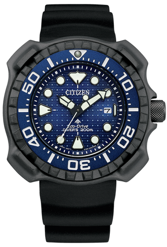 Citizen Eco-Drive Promaster Marine Super Titanium Modern Re-Issue Diver Limited Edition Whale Shark Deep Blue BN0225-04L. Available at Watchoutz.com, Hong Kong's top online watch retailer with a physical shop. Enjoy fast, secure international shipping and shop for genuine Japanese watches with over 13 years of exceptional service and reputation. Visit Watch Outz International for your next horology treasure hunt.