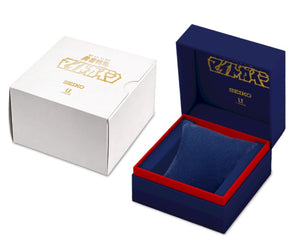 Seiko X The Brave Express Might Gaine 30th Anniversary Collaboration Limited Edition Quartz Chronograph Packaging www.watchoutz.com