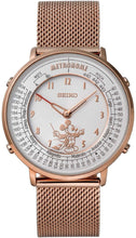 Seiko Metronome × Disney Mickey Mouse Conductor SMW005D Pink Gold Limited Edition front dial with conductor motif and pink gold accents.