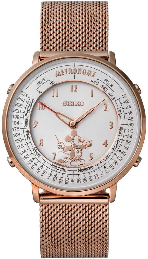 Seiko× Disney Mickey Conductor SMW005D Pink Gold Limited Edition