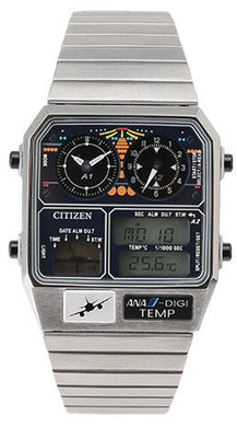 Citizen X ANA Original Analog-Digital Retro ANA-DIGI TEMP Cockpit Special Model 244384. Available to order at Watchoutz.com, Hong Kong's top online watch shop. Enjoy fast, secure international shipping and shop genuine Japanese watches with over 13 years of exceptional service. Visit Watchoutz International for your horology treasure hunt.