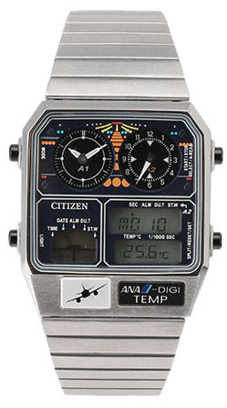 腕時計(デジタル) CITIZEN ANA-DIGI TEMP Citizen × ANA Analog‑Digital ANA‑Digi Temp Cockpit Special