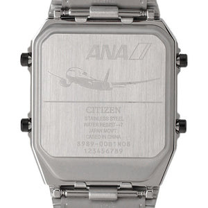 Citizen X ANA Original Analog-Digital Retro ANA-DIGI TEMP Cockpit Special Model 244384. Available to order at Watchoutz.com, Hong Kong's top online watch shop. Enjoy fast, secure international shipping and shop genuine Japanese watches with over 13 years of exceptional service. Visit Watchoutz International for your horology treasure hunt.