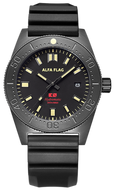 Alfa Flag Hydromatic Diver 200m All-Black AFHM200B-1 www.watchoutz.com