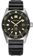Alfa Flag Hydromatic Diver 200m Black Dial Gold Tone AFHM200-1A9 www.watchoutz.com