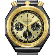 Citizen Record Label X TiCTAC 40th Anniversary Octagon Chronograph Tsuno Chrono Bullhead Face AN3704-53P. Available at Watchoutz.com, Hong Kong's top online watch retailer with a physical shop. Enjoy fast, secure international shipping and shop for genuine Japanese watches with over 13 years of exceptional service and reputation. Visit Watch Outz International for your next horology treasure hunt.