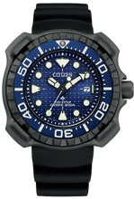 Citizen Eco-Drive Promaster Marine Super Titanium Modern Re-Issue Diver Limited Edition Whale Shark Deep Blue BN0225-04L  www.watchoutz.com