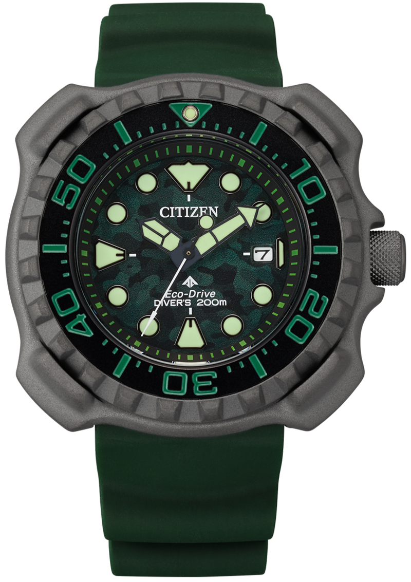 全てのアイテム Citizen Green 200M Diver's Titanium Promaster Eco-Drive 時計