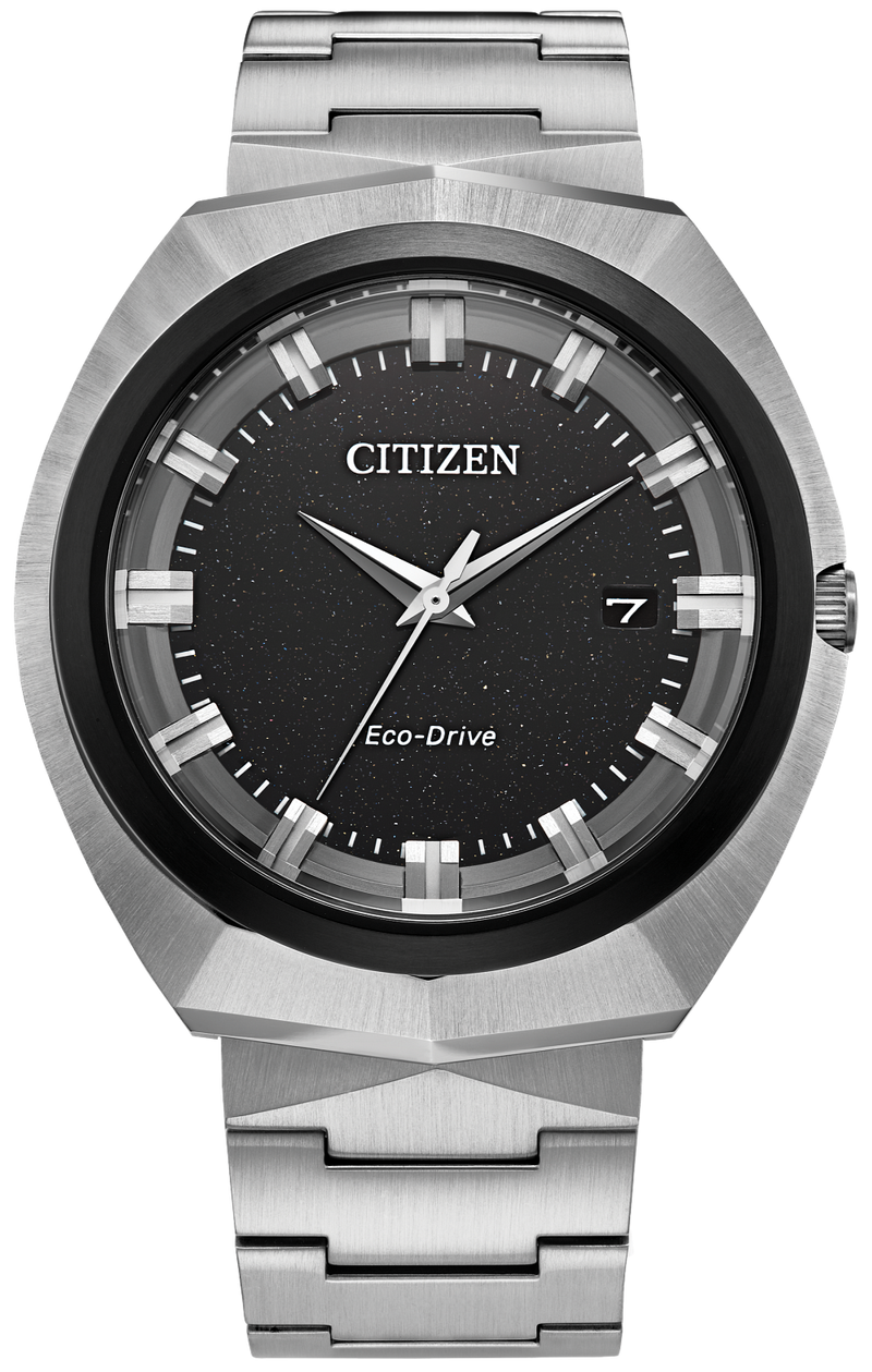 Citizen Eco-Drive 365 Stainless Steel Starry Sky Black Dial BN1014
