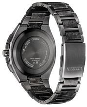 Citizen Attesa CC4107‑80H caseback engraving, Eco‑Drive details.