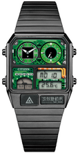Citizen X Ghost In The Shell ANA-DIGI TEMP "SAC_2045" Special Edition Green Dial JG2155-61W www.watchoutz.com