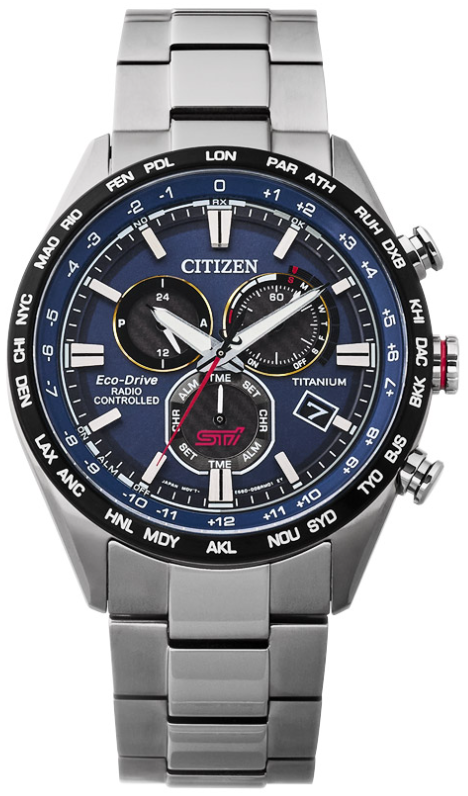 Subaru Watch Citizen Subaru STi Sports Chrono 2025 Titanium Limited STSG24100010 ...