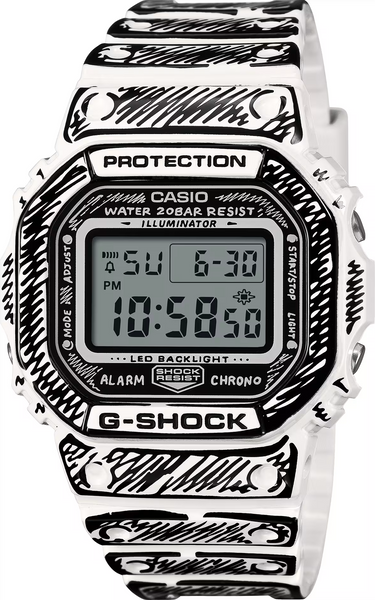 Casio G‑Shock DW‑5600JV‑7 Joshua Vides 2026 Collaboration Model