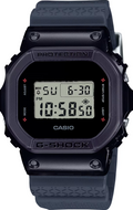Front View  
Casio G‑Shock DW‑5600NNJ‑2 Ninja Theme digital watch, dark blue strap, rectangular display, Japanese legendary design, limited collector’s edition. Shop Watchoutz.com 