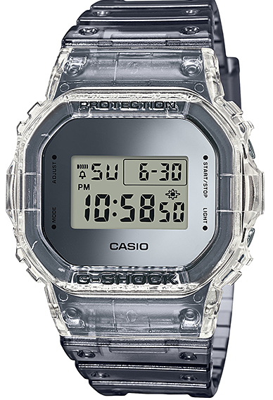 Casio G-Shock 5600 Series Translucent Metallic Grey DW5600SK-1 DW-5600SK-1 DW5600. Available at Watchoutz.com, Hong Kong's top online watch retailer with a physical shop. Enjoy fast, secure international shipping and shop for genuine Japanese watches with over 13 years of exceptional service and reputation. Visit Watch Outz International for your next horology treasure hunt.