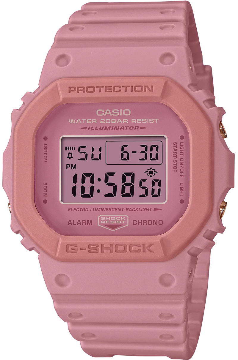 Casio G-Shock 5600 Series All Pink Theme DW-5610SL-4A4 DW5610SL Casio G-Shock 5600 Series All Pink Theme DW-5610SL-4A4 DW5610SL
