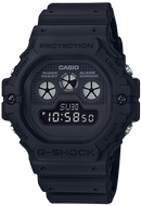 Casio G-Shock DW-5900BB-1 front view in full black stealth design.
Shop at Watchoutz.com 