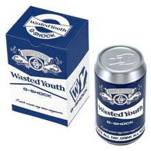Casio G‑Shock × Wasted Youth DW‑5900WY‑2 packaging with branded case. Shop Watchoutz.com.