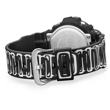 Casio G‑SHOCK DW‑6900JV‑1 round case band profile with white linework. Shop Watchoutz.com