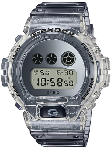 Casio G-Shock 6900 Series Semi Translucent Grey DW-6900SK-1 Watchoutz.com