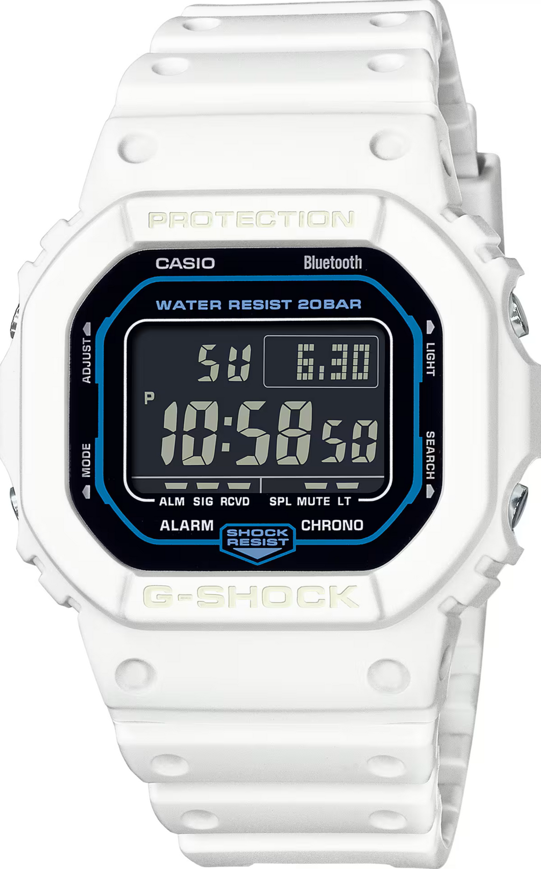 Casio G-Shock 5600 Series Square Face All White DW-5600MW-7
