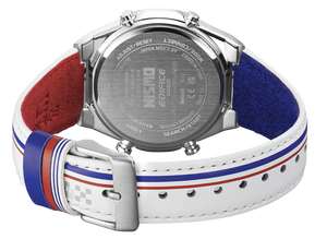 Casio Edifice X NISMO (Nissan Motorsports International) Heritage Edition 2025 Smartphone Link Collaboration ECB-S10NIS-7A, ECB-S10NIS-7ADR. Available at Watchoutz.com, Hong Kong's top online watch retailer with a physical shop. Enjoy fast, secure international shipping and shop for genuine Japanese watches with over 13 years of exceptional service and reputation. Visit WatchOutz.com for your wrist game! 