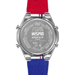 Casio Edifice X NISMO (Nissan Motorsports International) Heritage Edition 2025 Smartphone Link Collaboration ECB-S10NIS-7A, ECB-S10NIS-7ADR. Available at Watchoutz.com, Hong Kong's top online watch retailer with a physical shop. Enjoy fast, secure international shipping and shop for genuine Japanese watches with over 13 years of exceptional service and reputation. Visit WatchOutz.com for your wrist game! 