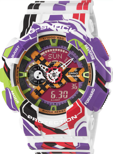 Casio G-Shock 110 Series 2025 X EVANGELION Collaboration Model GA-110EVA30-7A GA110EVA30-7A GA-110EVA30-7ADR. Available at Watchoutz.com—Hong Kong’s trusted online watch retailer with a physical showroom. Enjoy fast, secure international shipping and shop authentic Japanese watches backed by over 13 years of reputation and service. Elevate your wrist game at WatchOutz.com.