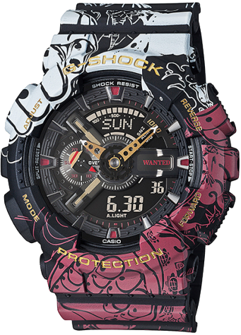 未使用品 CASIO G-SHOCK ワンピース GA-110JOP-1A4JR Casio G-Shock x One Piece GA-110JOP-1A4 Limited Edition