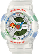 Casio G-SHOCK GA-110PKM-7A Pokémon 30th Anniversary watch front view