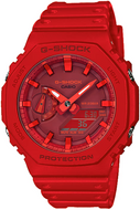 Casio G-Shock Analog Digital Full Red GA-2100-4A GA2100-4A www.watchoutz.com