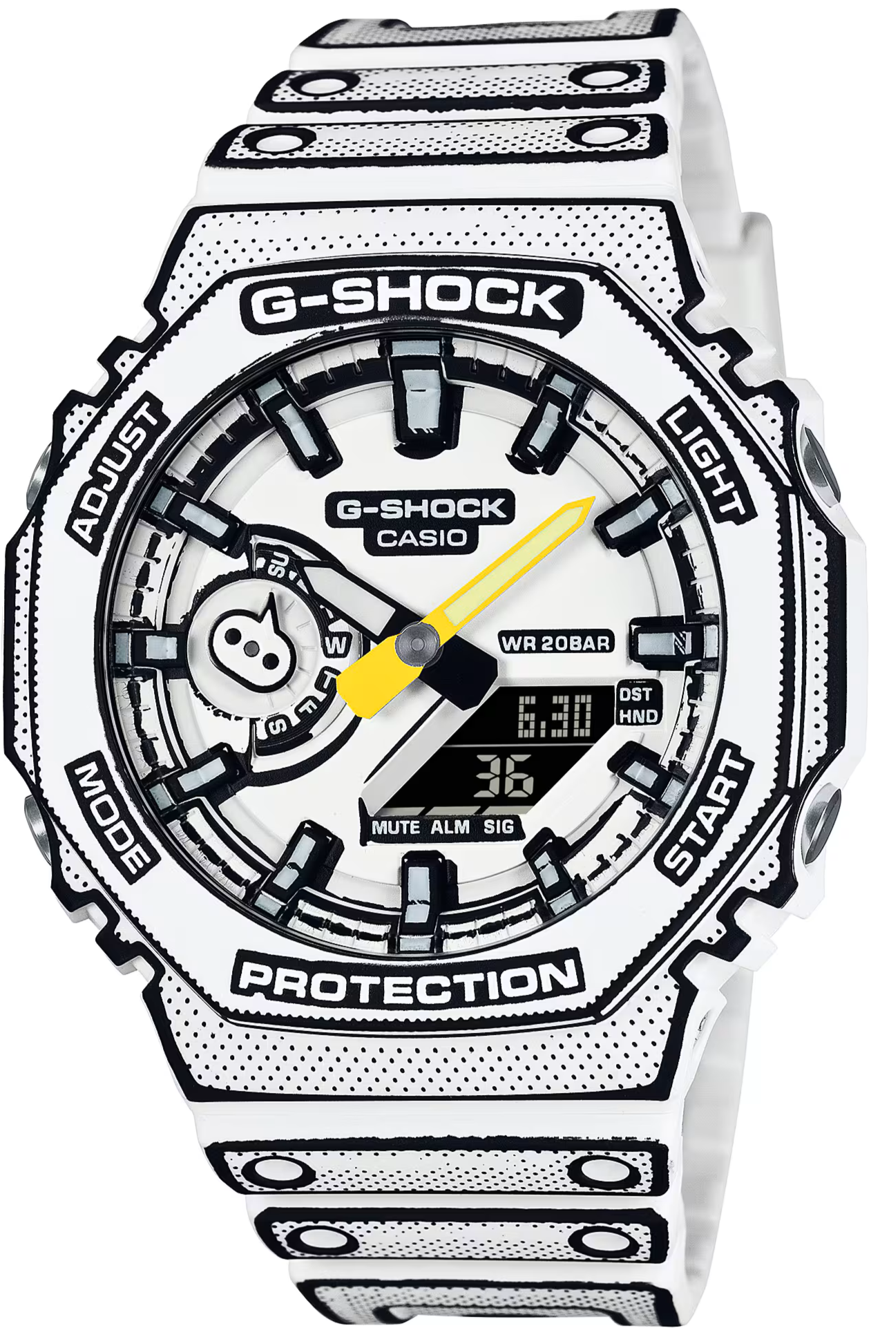 Casio G-Shock Analog Digital 2100 Series Japanese Manga GA-2100MNG Casio G-Shock Analog Digital 2100 Series Japanese Manga GA-2100MNG