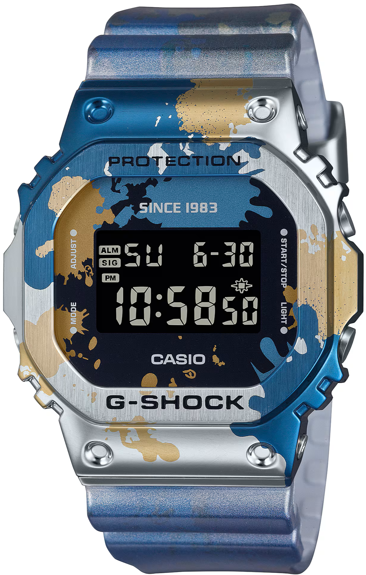 Casio G-Shock Metal Covered Street Spirit Graffiti Art GM5600SS-1 Casio G-Shock Metal Covered Street Spirit Graffiti Art GM5600SS-1