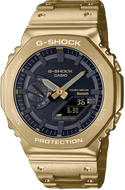 Buy the Casio G-Shock Full Metal 2100 Series Solar-Powered Watch with Smartphone Link (Model GMB2100GD-9A) in a sleek, gold-tone design. This robust and cutting-edge timepiece is perfect for both casual and formal wear. Available on Watchoutz.com, the best online watch shop for authentic Japanese watches. Experience fast international shipping and join countless satisfied customers who have enriched their horology collections with our genuine watches