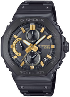 Casio G‑Shock GMC‑B2100ZE‑1A 50th Anniversary Full Metal watch, front dial with black finish and gold accents.

