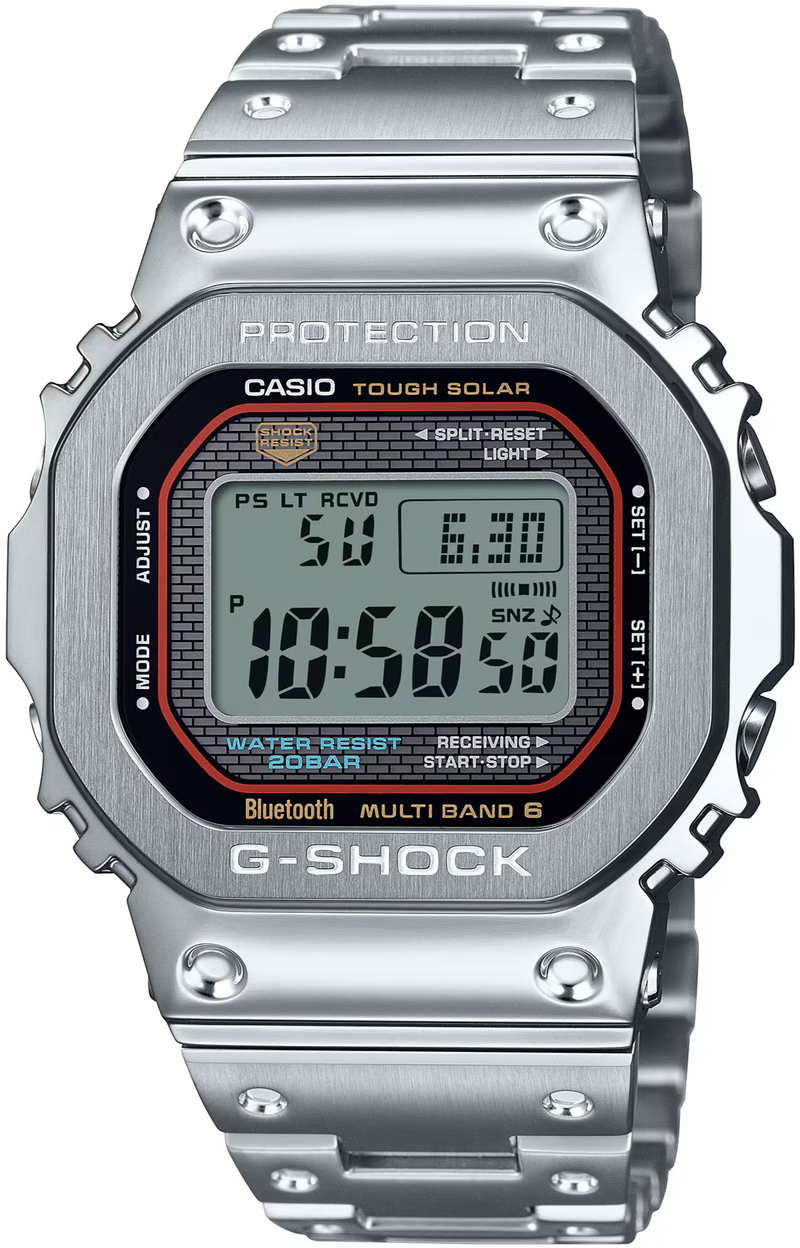 【新品未使用未開封品】G-SHOCK GMW-B5000D-1JF Casio GMW-B5000D-1JF G-Shock Bluetooth Men's Watch Silver