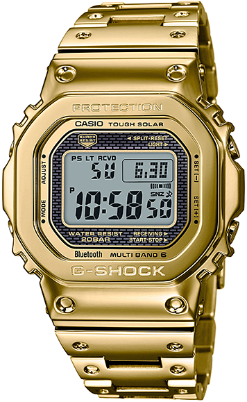 Casio G-Shock 35th Anniversary Full Metal Square Face Limited Edition Gold GMW-B5000TFG-9 www.watchoutz.com