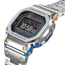 Casio G-Shock GMW-BZ5000RC-1 black dial with MIP LCD display and rainbow accents