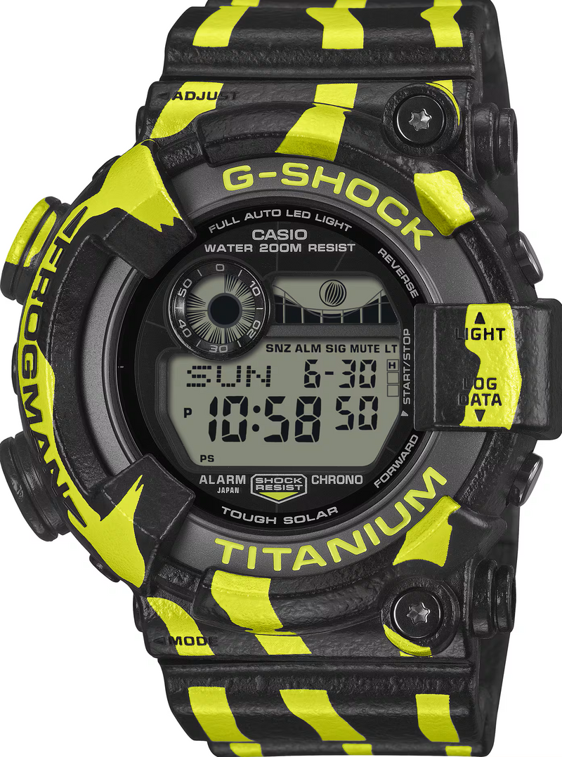 Casio G-Shock Solar Three-striped Poison Dart Frogman GW-8200TPF-1