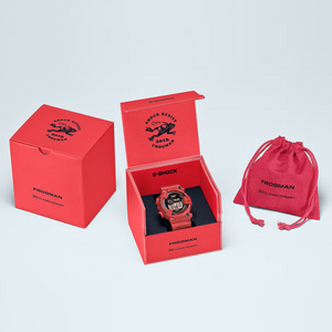 Casio G-Shock 30th Anniversary Special Frogman "Red" GW-8230NT-4JR Packaging www.watchoutz.com