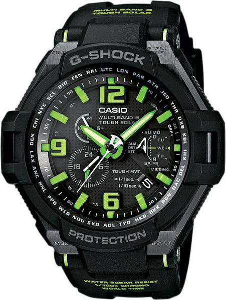 CASIO G-SHOCK GW-4000 TOUGH SOLAR マルチバンド Casio G‑Shock GW‑4000‑1A3 Gravity Defier Aviation Solar Watch