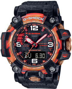 Casio G-Shock MASTER OF G - Land Mudmaster Solar 2023 40th Anniversary Flare Red Limited Edition GWG-2040FR-1A GWG2040FR-1A www.watchoutz.com