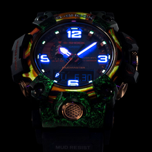 Casio G-Shock MASTER OF G - Land Mudmaster Solar 2023 40th Anniversary Flare Red Limited Edition GWG-2040FR-1A GWG2040FR-1A Lume www.watchoutz.com