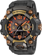 Front View of Casio G-Shock MASTER OF G - Land Mudmaster Tough Solar 2026 Limited Edition - "MAGMA GOLD" GWG-B1000MG-1A9. Shop Watchoutz.com