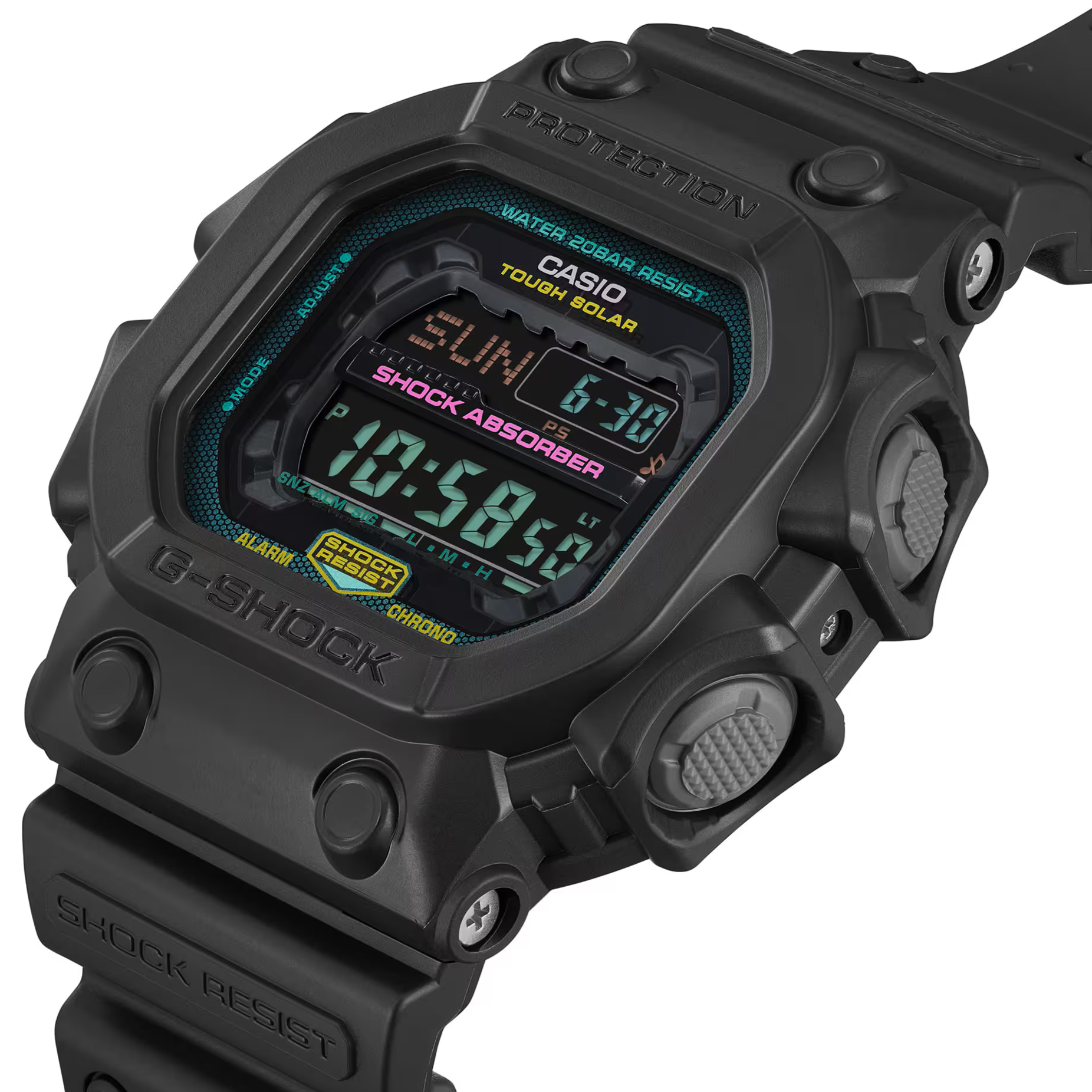 Casio G-Shock XXLarge Square Solar Matte-Flourscent GX56MF-1 GX Casio G-Shock XXLarge Square Solar Matte-Flourscent GX56MF-1 GX