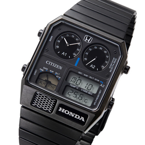 CITIZEN✕HONDA PRELUDE(黒) アナデジ時計 Citizen X HONDA 2026 NEW Prelude ANA-DIGI Limited Edition Watch