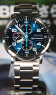 Seiko X Subaru 100th Anniversary 2024 Limited Edition Chronograph Model SZER116 (Product: FHMY24000100). Available at WatchOutz.com.